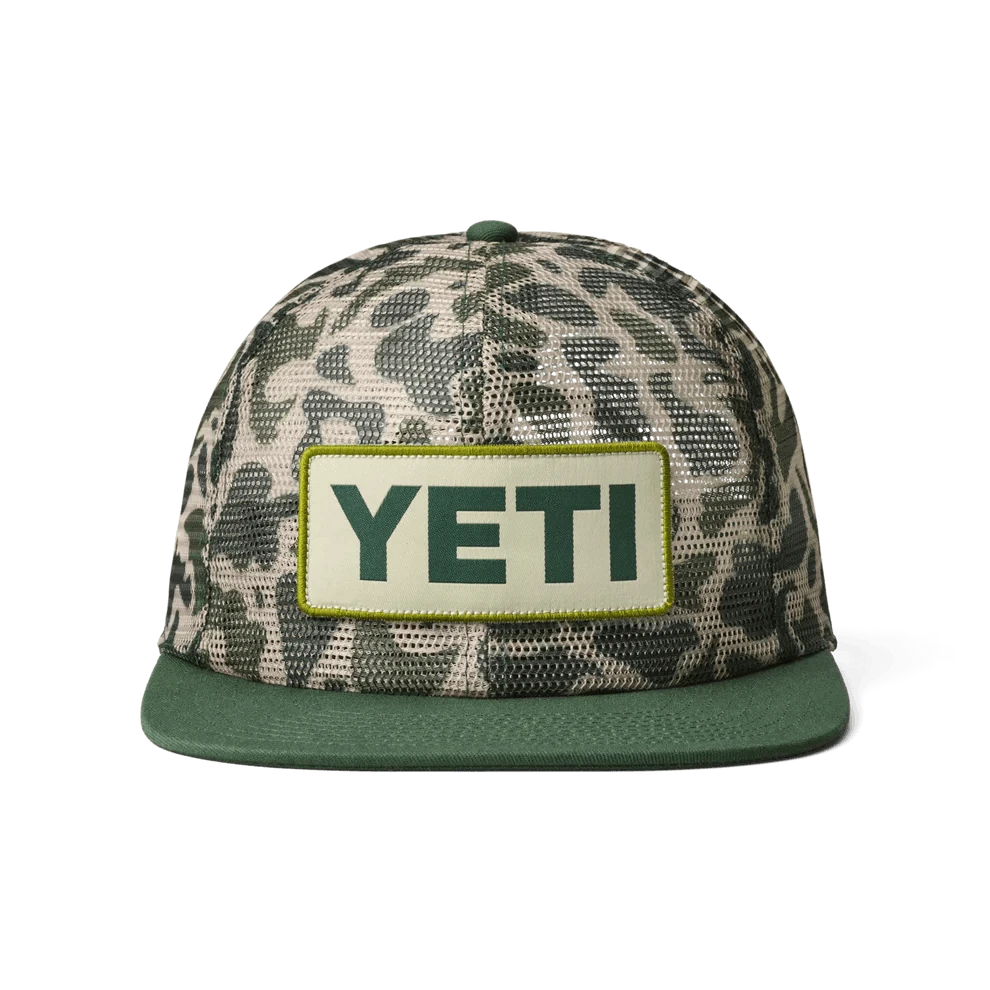 YETI GORRA HAT MESH CAMO FLAT BRIM HAT Mundo Outdoors Shop