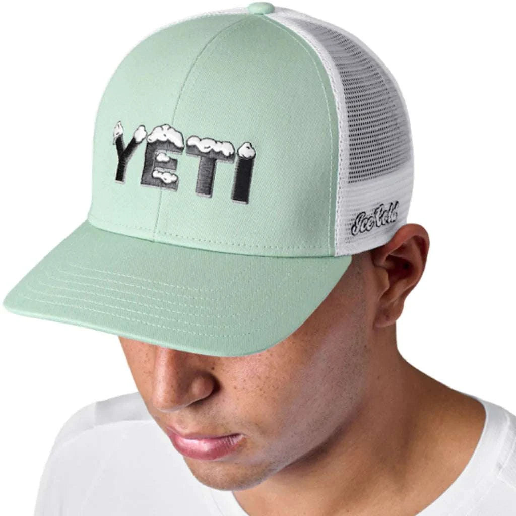 YETI HAT COOL ICE TRUCKER HAT ICE BLUE Mundo Outdoors Shop