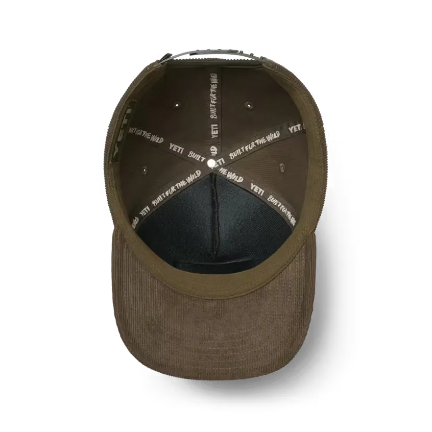 YETI GORRA WETLANDS CORDUROY SNAPBACK BROWN