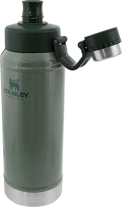 STANLEY WATER BOTTLE HANDLE GREEN 739 ML Mundo Outdoors Shop