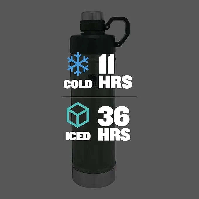 STANLEY WATER BOTTLE HANDLE GREEN 739 ML Mundo Outdoors Shop