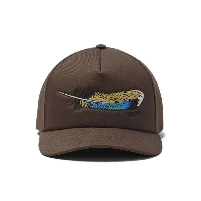 YETI GORRA WETLANDS FEATHER WFB SNAPBACK BROWN AJUSTABLE Mundo Outdoors Shop