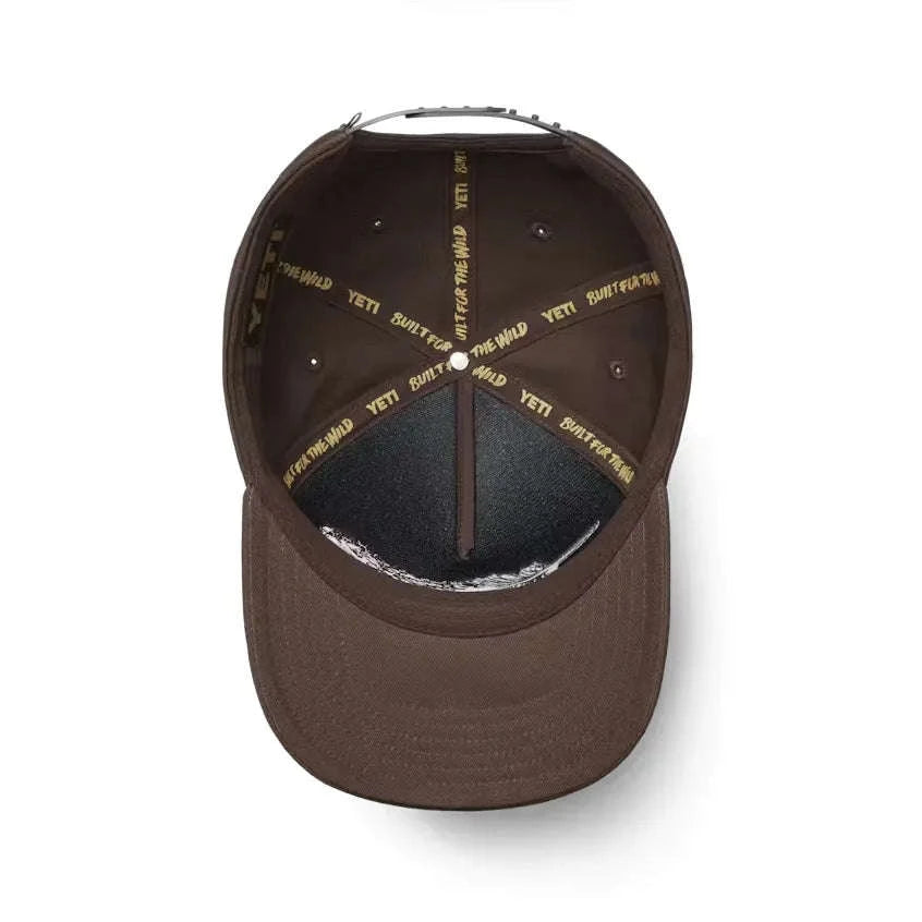 YETI GORRA WETLANDS FEATHER WFB SNAPBACK BROWN AJUSTABLE Mundo Outdoors Shop