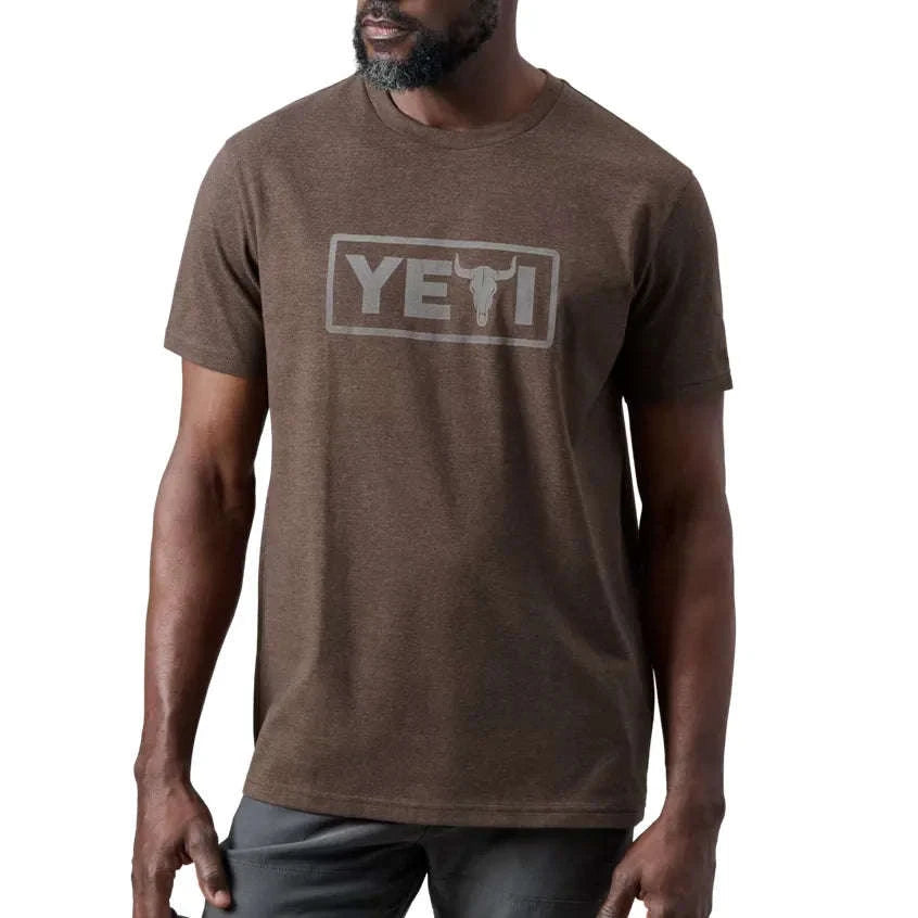 YETI GEAR STEER BADGE SST HEATHER ESPRESSO Mundo Outdoors Shop