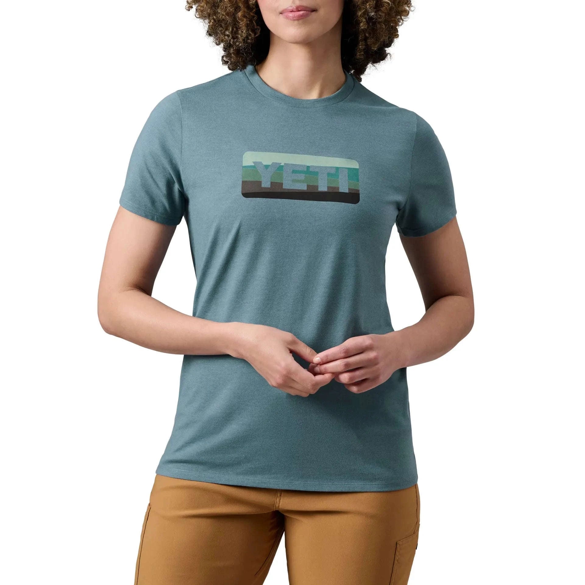 YETI GEAR SUNRISE BADGE SST HEATHER DAMA NAVY Mundo Outdoors Shop