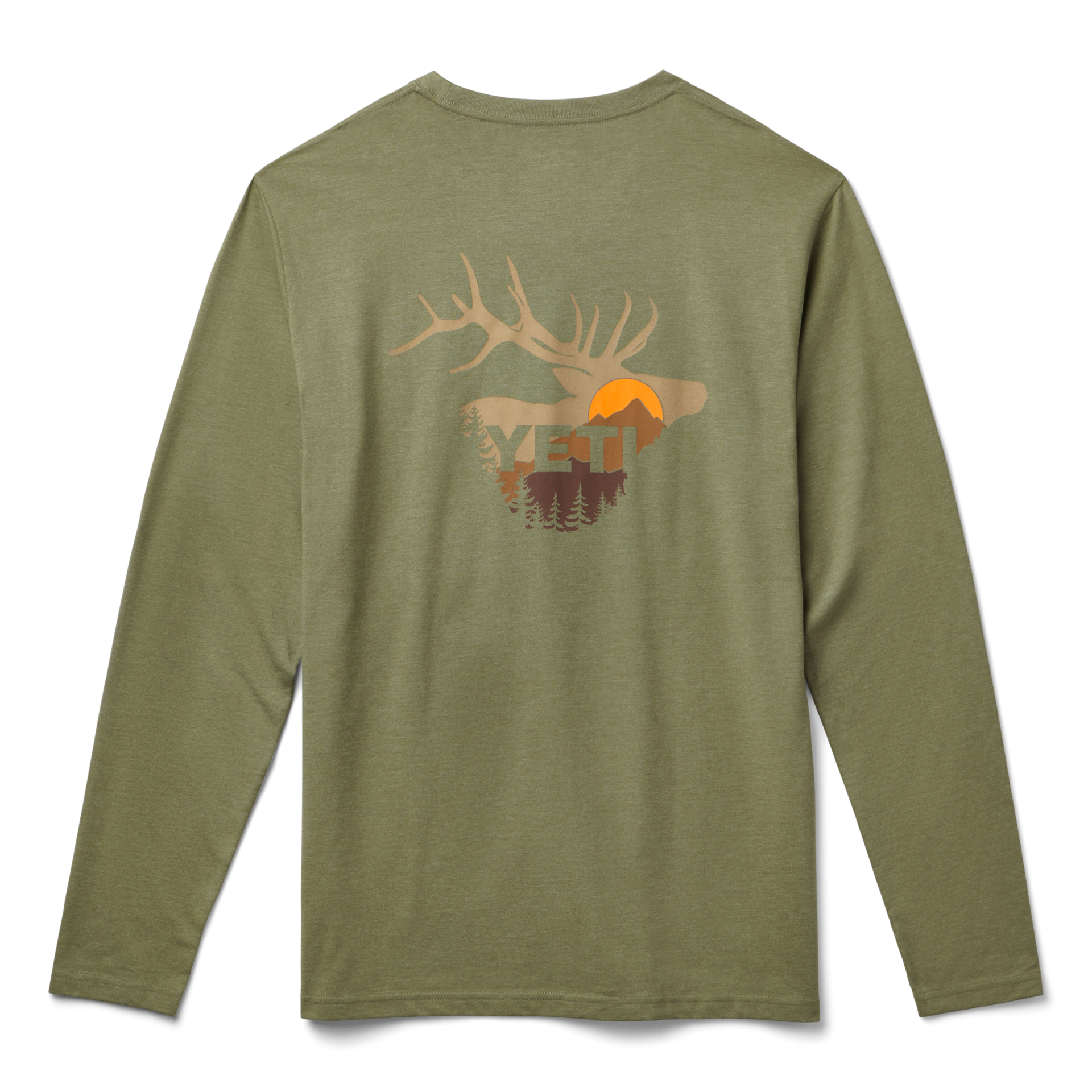 YETI GEAR SUNRISE ELK LST HEATHER OLIVE