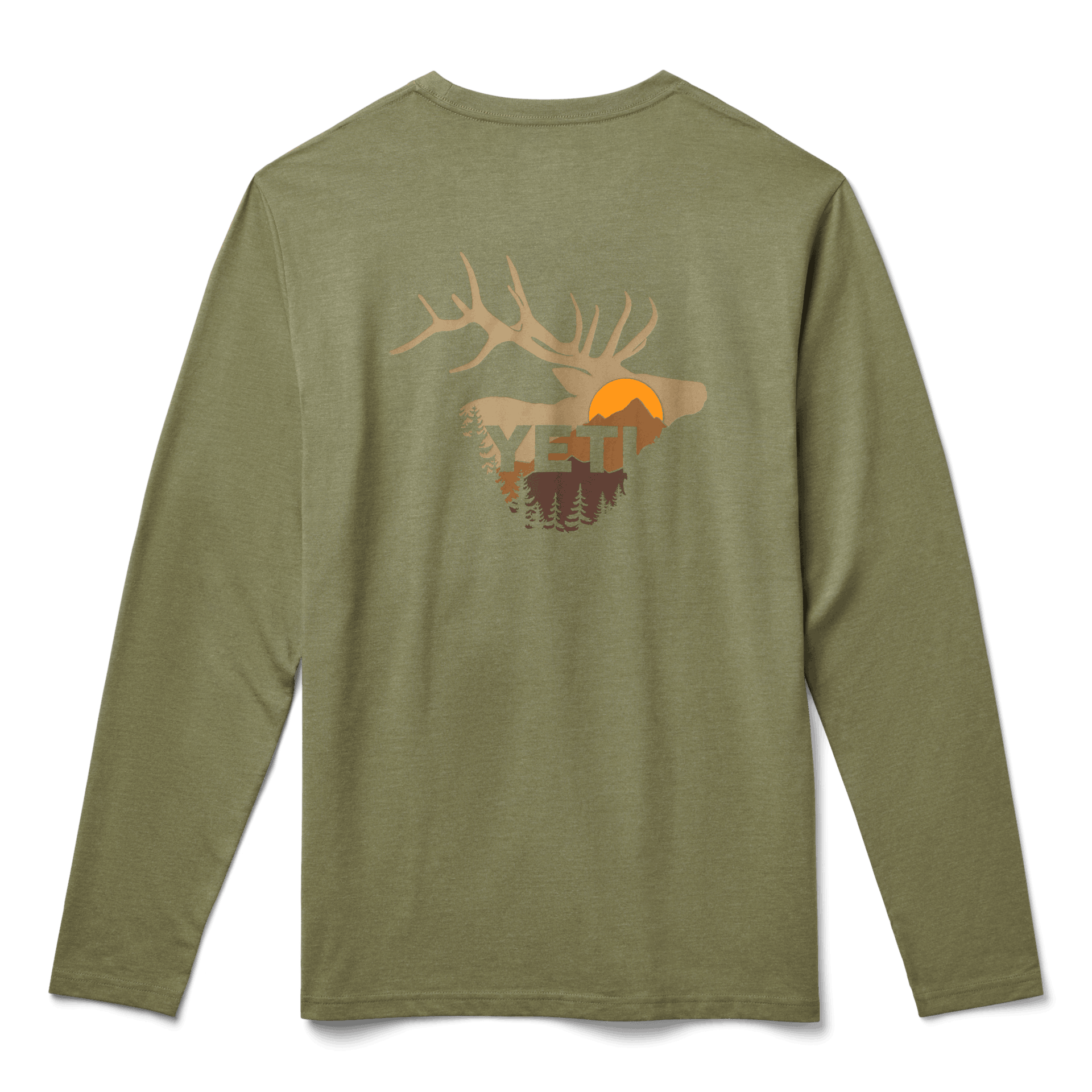 YETI GEAR SUNRISE ELK LST HEATHER OLIVE Mundo Outdoors Shop