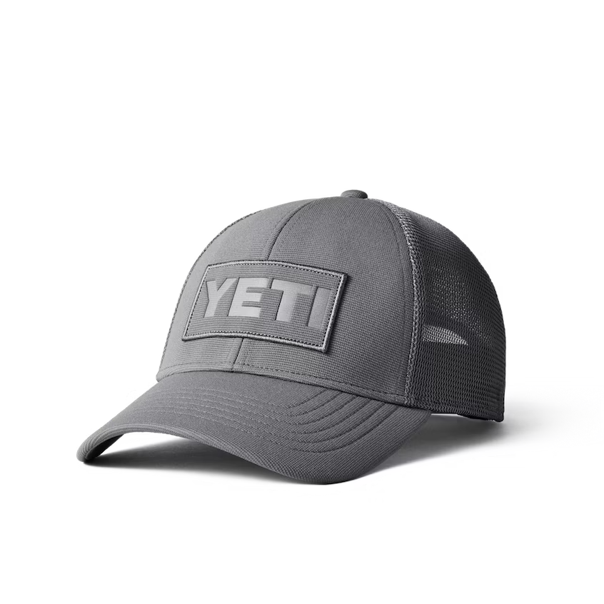YETI GORRA CORE PATCH TRUCKER GRAY ON GRAY