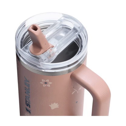 STANLEY QUENCHER PROTOUR FLIP STRAW TUMBLER PINK DUSK STITCH 887 ML