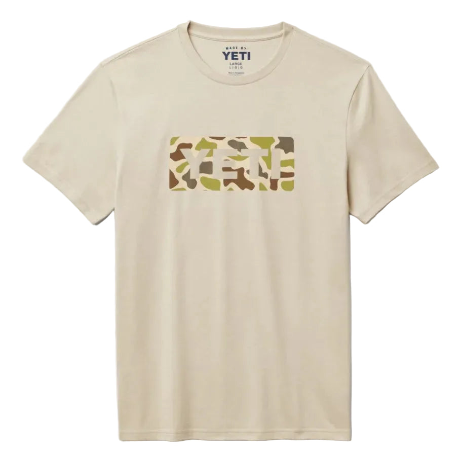 YETI GEAR CAMO LOGO BADGE SST SAND