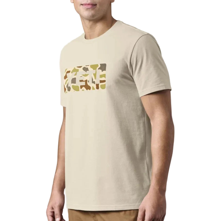 YETI GEAR CAMO LOGO BADGE SST SAND