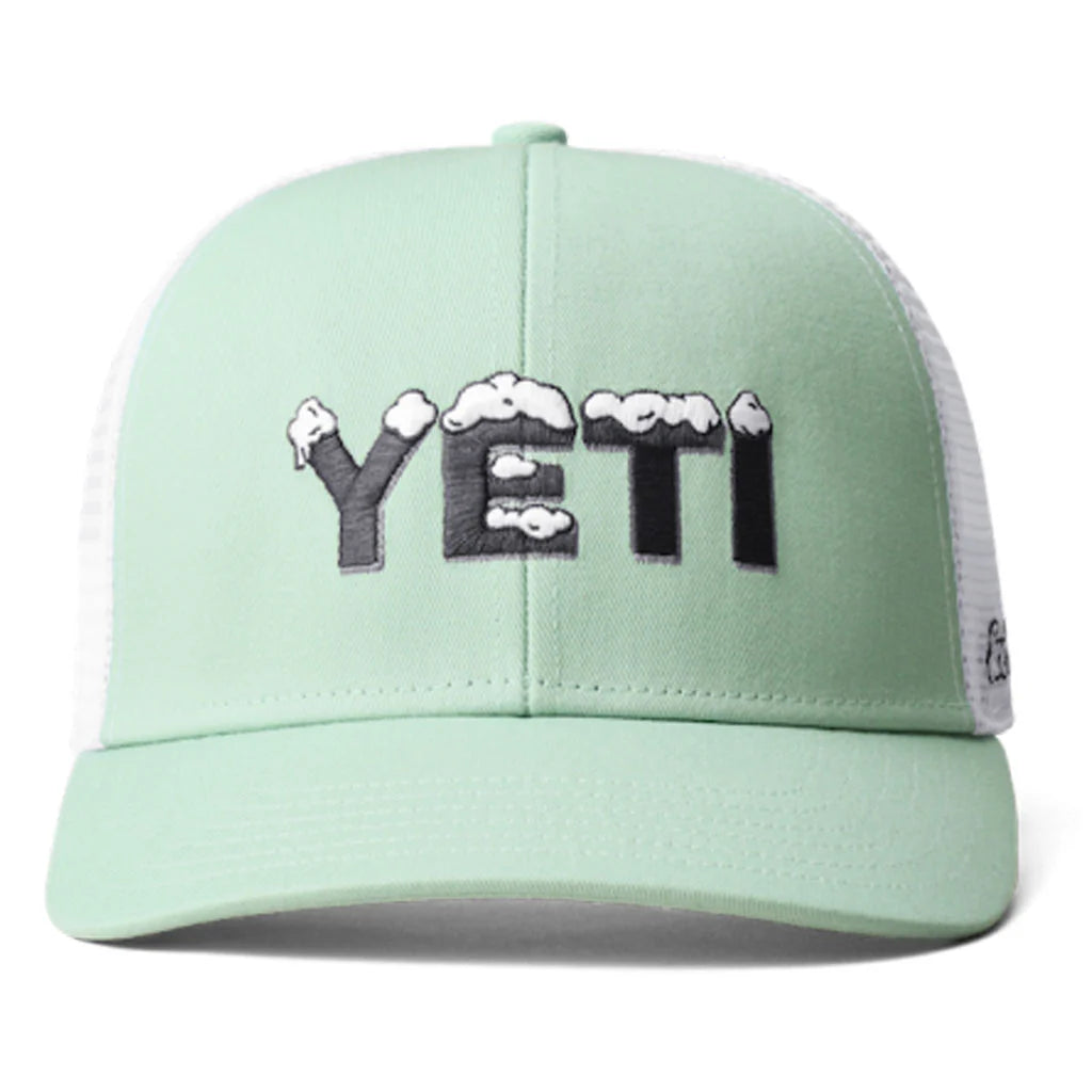 YETI HAT COOL ICE TRUCKER HAT ICE BLUE