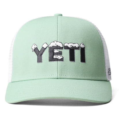 YETI HAT COOL ICE TRUCKER HAT ICE BLUE