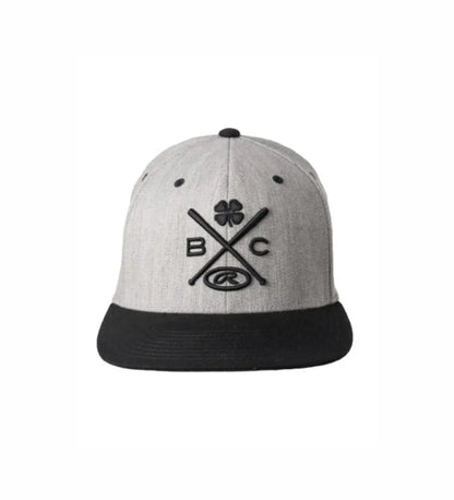 BLACK CLOVER RAWLINGS BASEBALL IS LIFE GRIS AJUSTABLE