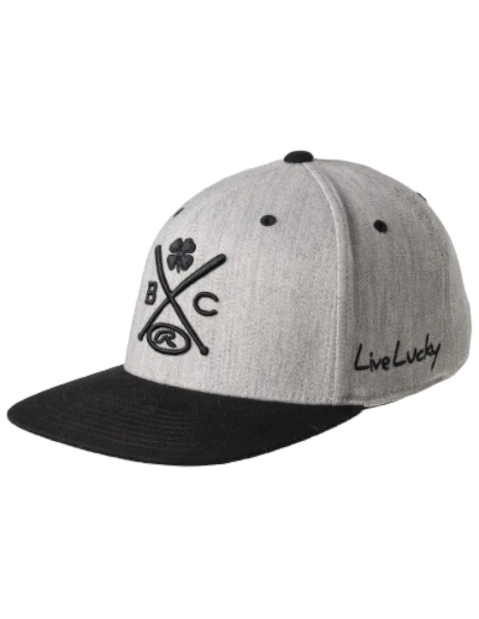 BLACK CLOVER RAWLINGS BASEBALL IS LIFE GRIS AJUSTABLE