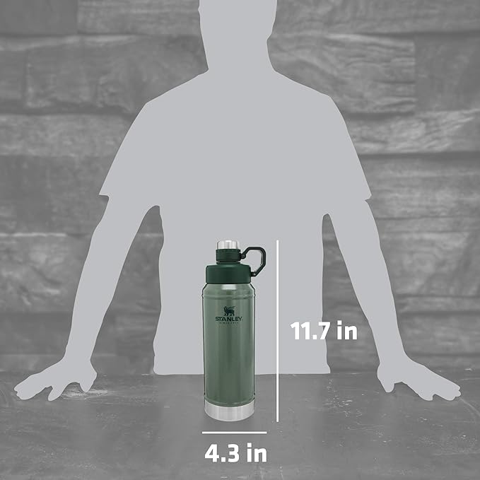 STANLEY WATER BOTTLE HANDLE GREEN 1.06 L