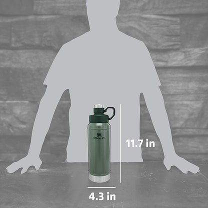 STANLEY WATER BOTTLE HANDLE GREEN 1.06 L