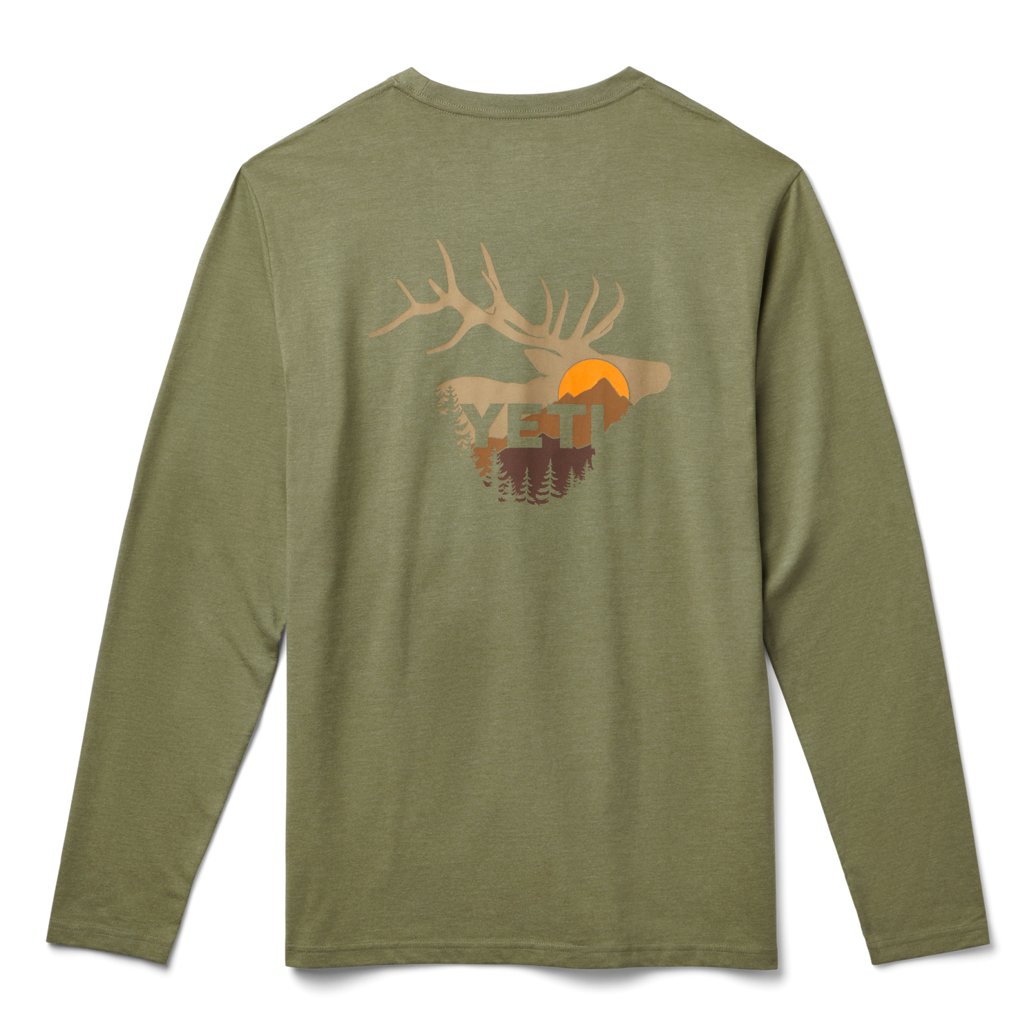 YETI GEAR SUNRISE ELK LST HEATHER OLIVE