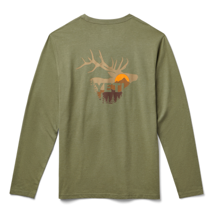 YETI GEAR SUNRISE ELK LST HEATHER OLIVE