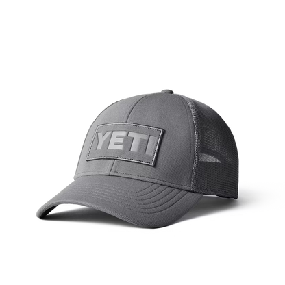 YETI GORRA CORE PATCH TRUCKER GRAY ON GRAY