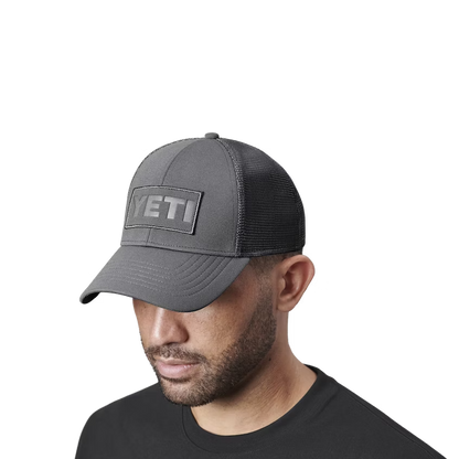 YETI GORRA CORE PATCH TRUCKER GRAY ON GRAY