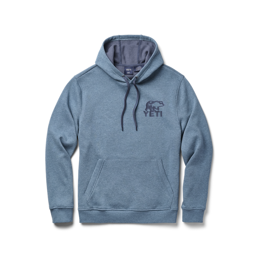 Hoodie French Terry Pullover Azul YETI